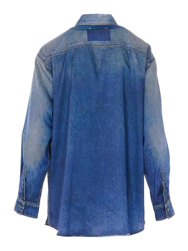 GOLDEN GOOSE: シャツ online - シャツ - ブルー