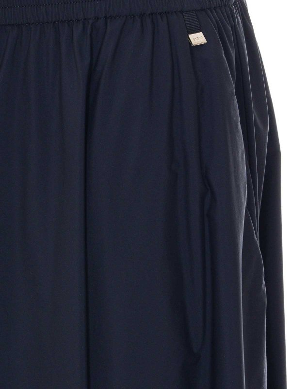 The Best Shops HERNO: Faldas largas - Falda Larga - Negro