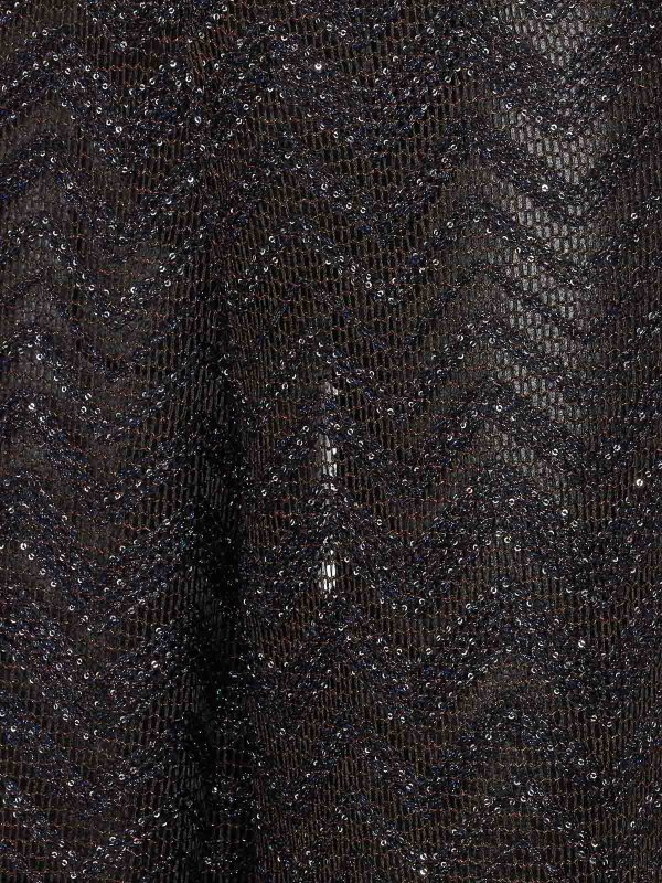 The Best Shops MISSONI: casual trousers - Dark Brown Sequins Pants