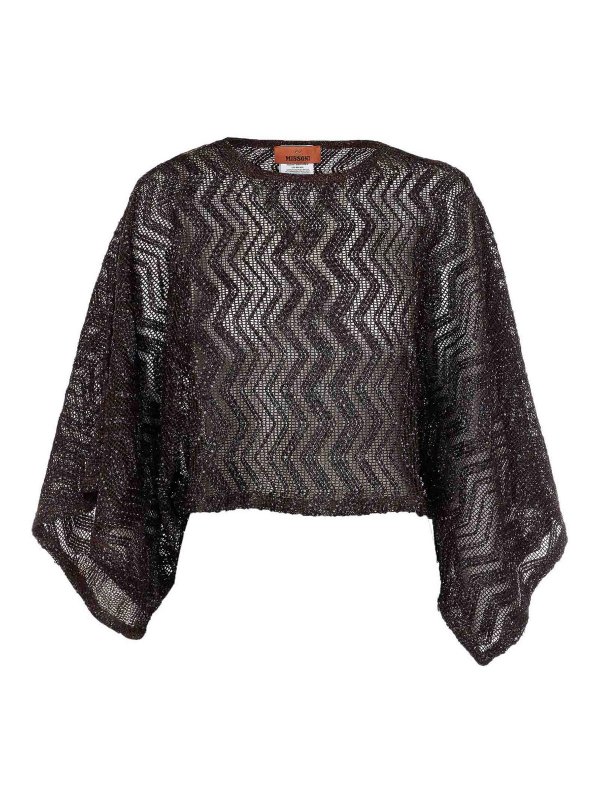 MISSONI: Tops & Débardeurs - Top - Marron
