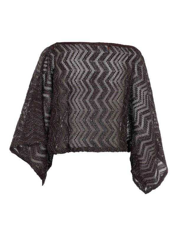 MISSONI: Tops & Débardeurs online - Top - Marron