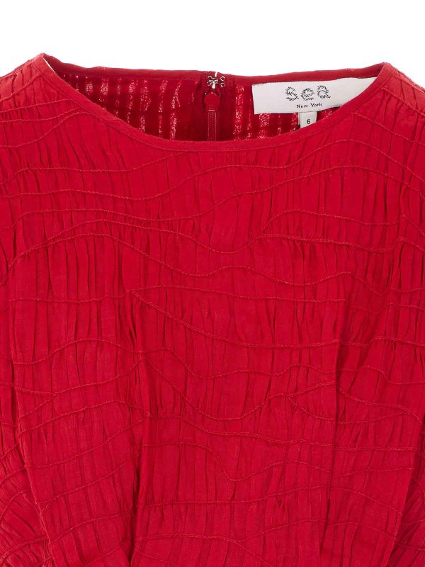 膝丈ドレス - 赤 Replica 
online: SEA NEW YORK