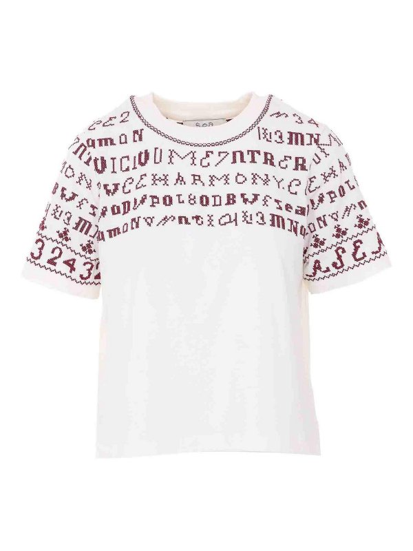 SEA NEW YORK: T-shirts - T-Shirt - Weiß