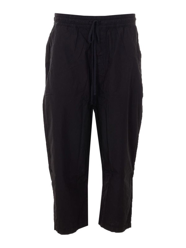 THOM KROM: スウェットパンツ - トラックスーツ ボトムス - 黒