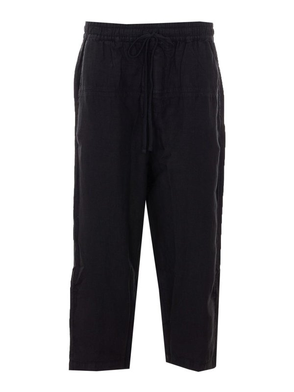 THOM KROM: カジュアルトラウザー - カジュアルパンツ - 黒