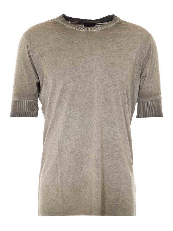 THOM KROM: T-shirts - T-Shirt - Grün