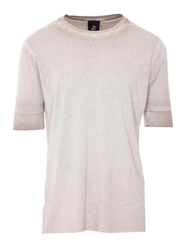THOM KROM: Camisetas - Camiseta - Gris