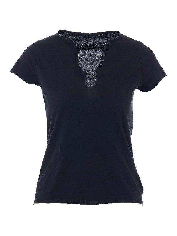 ZADIG&VOLTAIRE: Camisetas - Camiseta - Negro