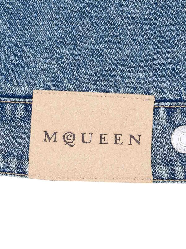 The Best Shops ALEXANDER MCQUEEN: denim jacket - Denim Jacket