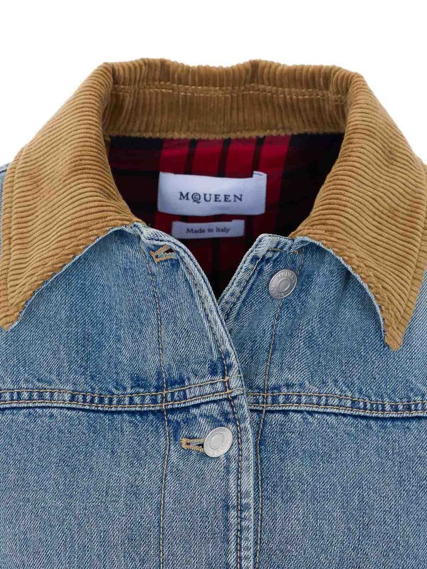Denim Jacket shop online: ALEXANDER MCQUEEN