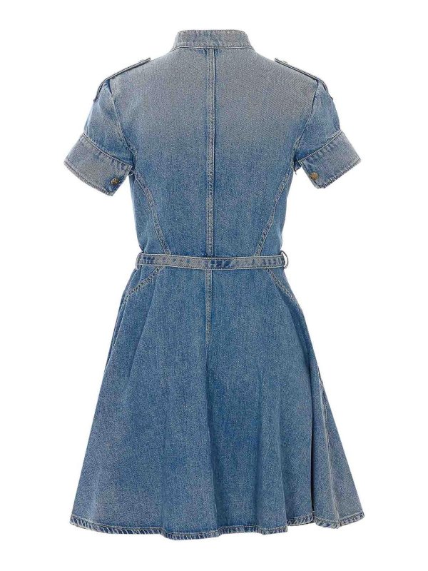 ALEXANDER MCQUEEN: ニーレングスドレス online - 膝丈ドレス - ブルー