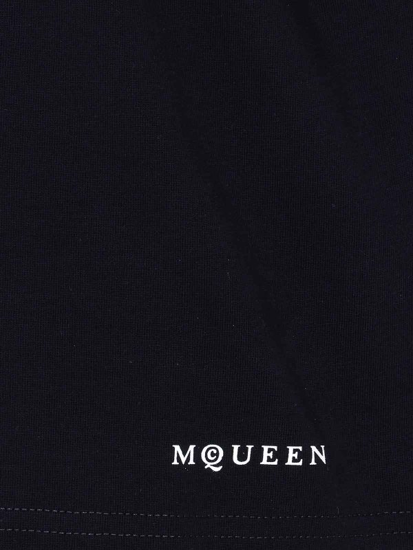 The Best Shops ALEXANDER MCQUEEN: t-shirts - Black T-Shirt