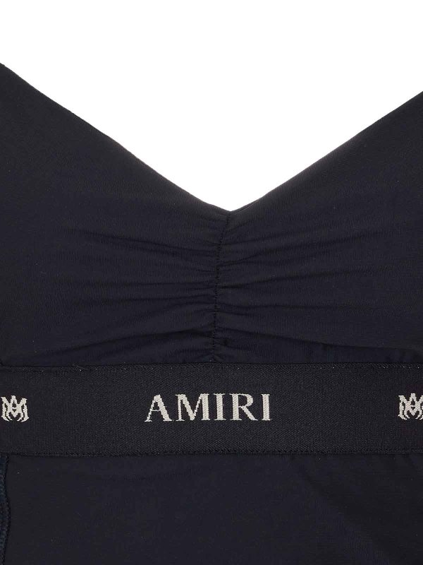 ショートドレス - 黒 shop online: AMIRI