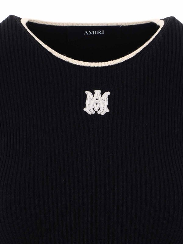 ショートドレス - 黒 shop online: AMIRI