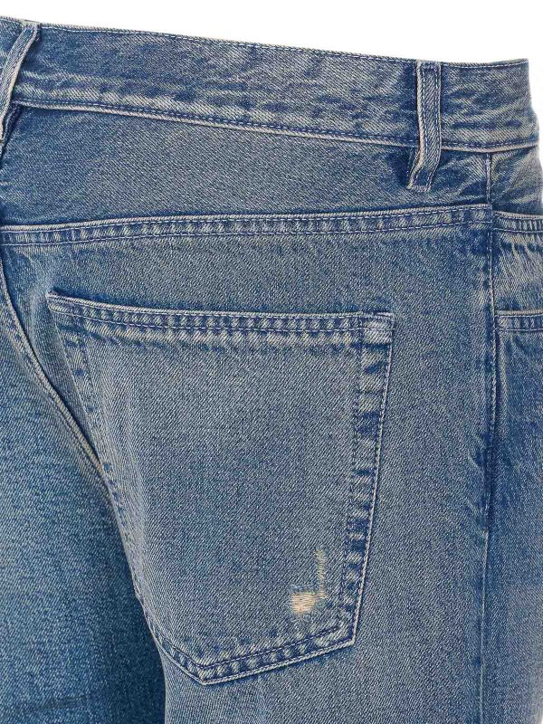 The Best Shops ANN DEMEULEMEESTER: Jeans Rectos - Vaqueros Rectos - Azul