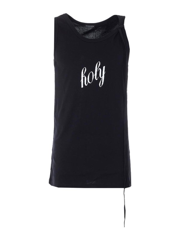 ANN DEMEULEMEESTER: トップス＆タンクトップ - トップ/タンクトップ - 黒