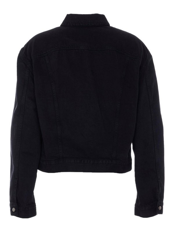 ANN DEMEULEMEESTER: デニムジャケット online - デニムジャケット - 黒