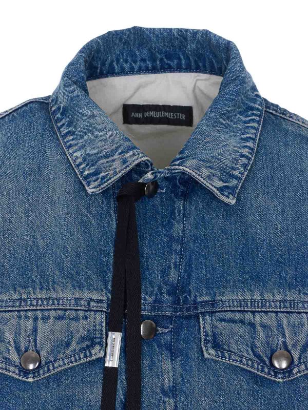 Chaleco - Azul shop online: ANN DEMEULEMEESTER