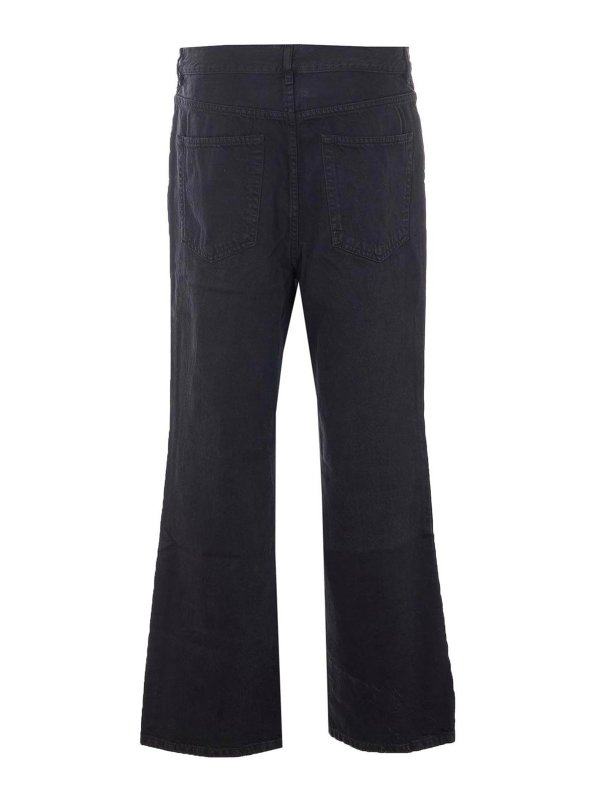 ANN DEMEULEMEESTER: Jeans Rectos online - Vaqueros Rectos - Negro