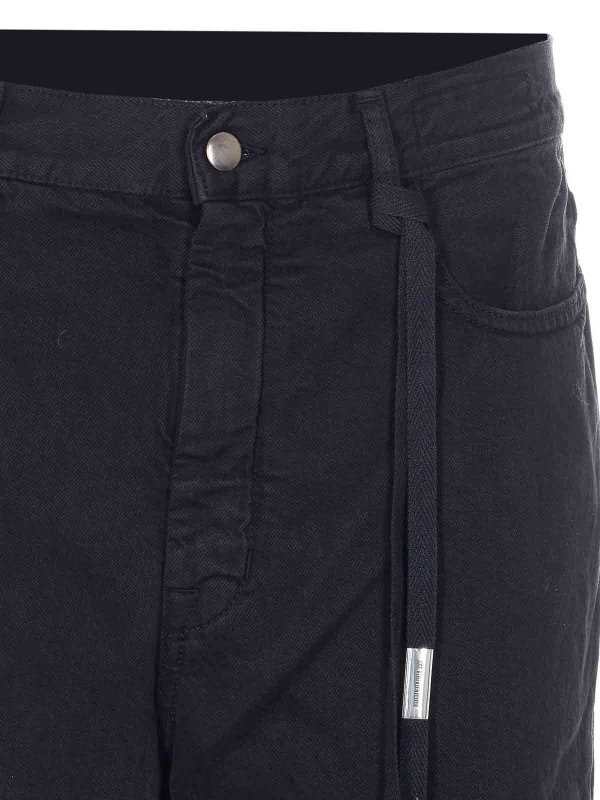 Vaqueros Rectos - Negro shop online: ANN DEMEULEMEESTER