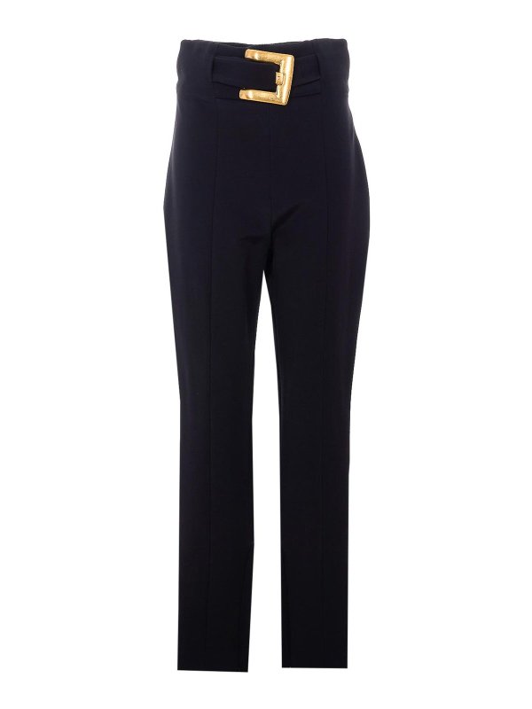 Balmain: casual trousers - Belted Pants