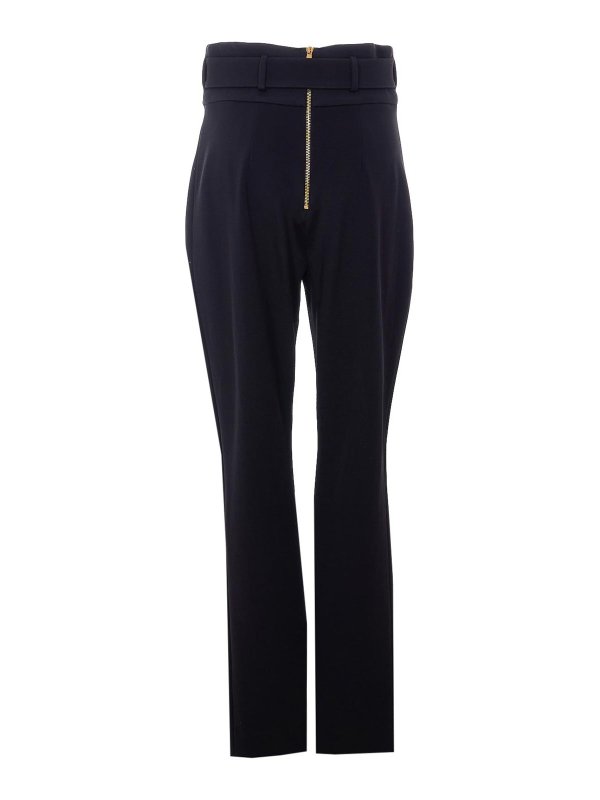 Balmain: casual trousers online - Belted Pants