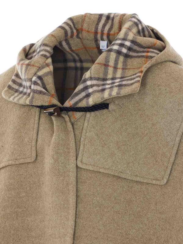 The Best Shops BURBERRY: Capes & Ponchos - Cape - Grün