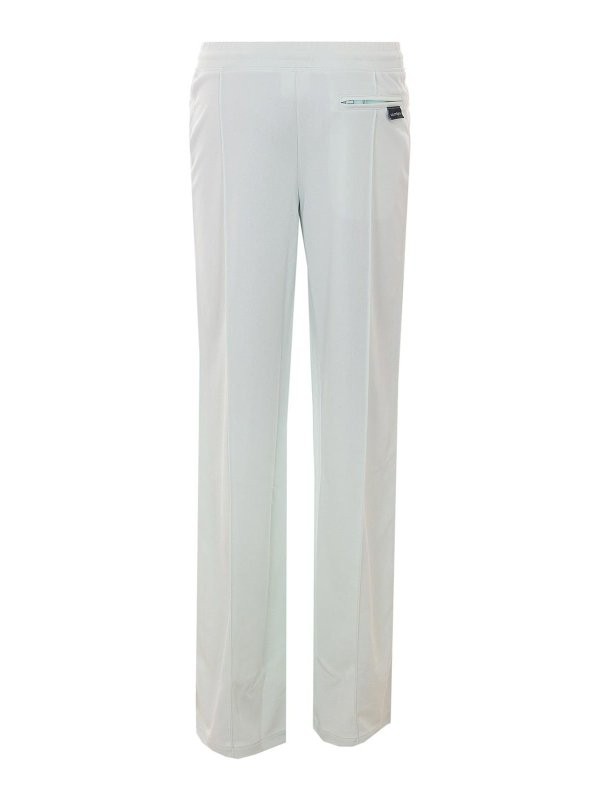 Courreges: tracksuit bottoms online - Light Mint Tracksuit Interlock