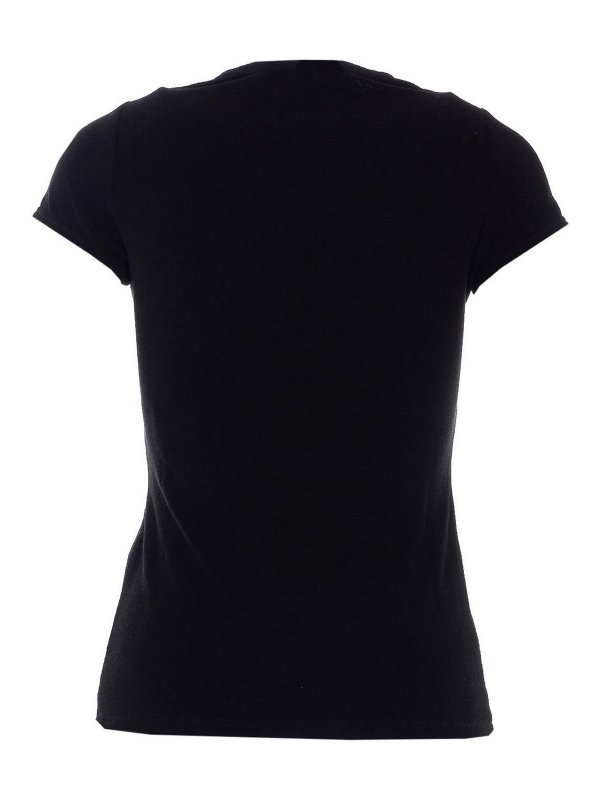 Courreges: t-shirts online - Black Baby Spongy T-Shirt