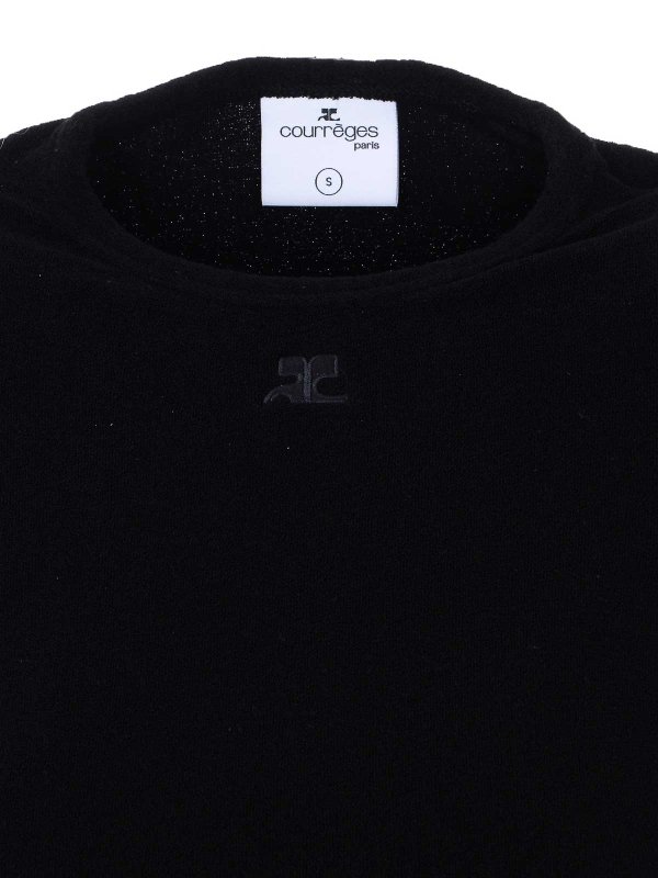Black Baby Spongy T-Shirt Replica 
online: Courreges