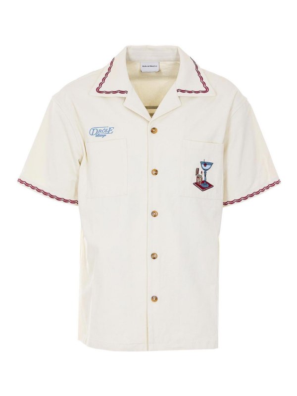 DRÔLE DE MONSIEUR: シャツ - シャツ - 白