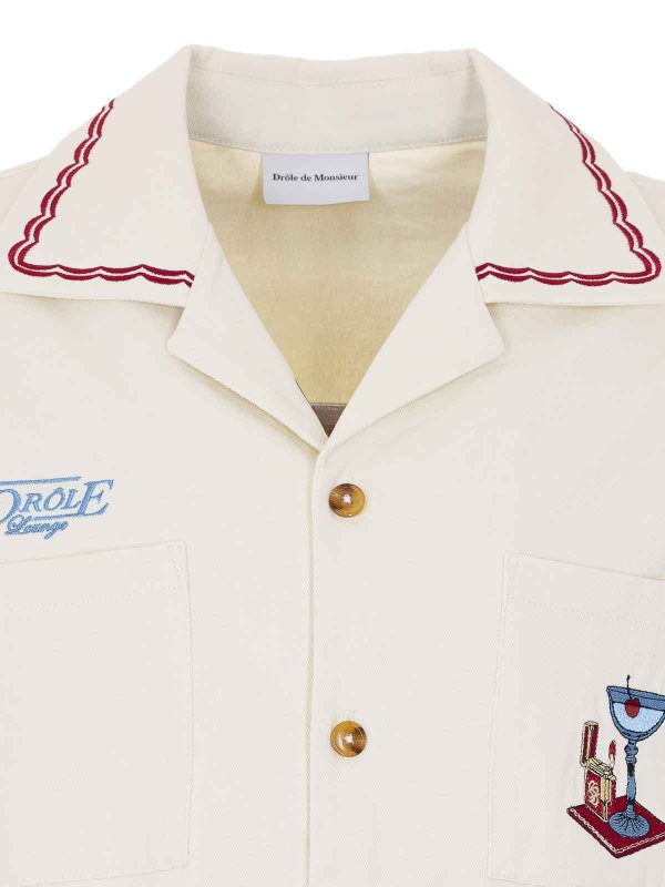 シャツ - 白 Replica 
online: DRÔLE DE MONSIEUR