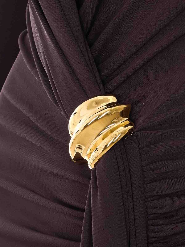 The Best Shops ELISABETTA FRANCHI: イブニングドレス - イブニングドレス - ブラウン