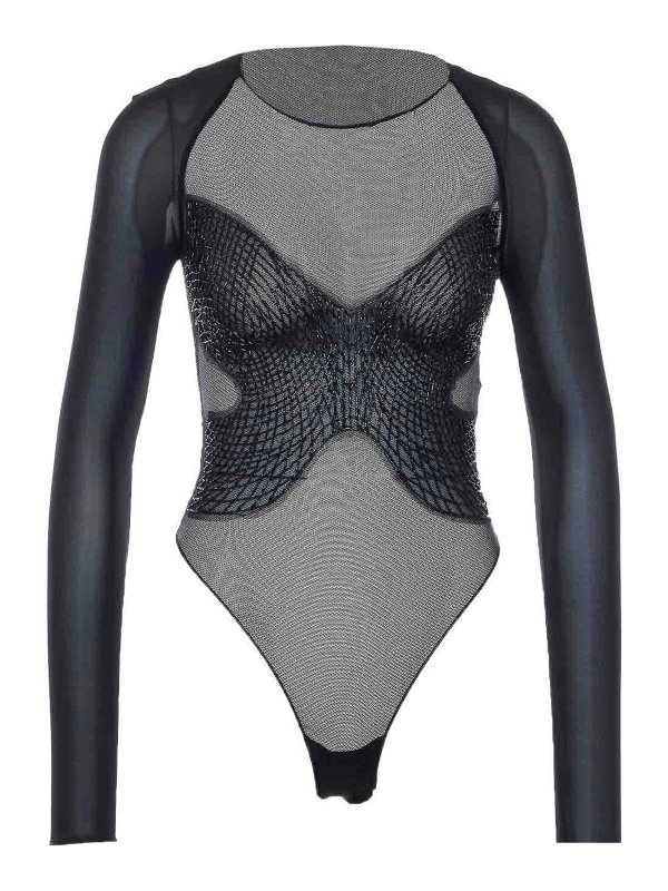 ELISABETTA FRANCHI: トップス＆タンクトップ - トップ/タンクトップ - 黒