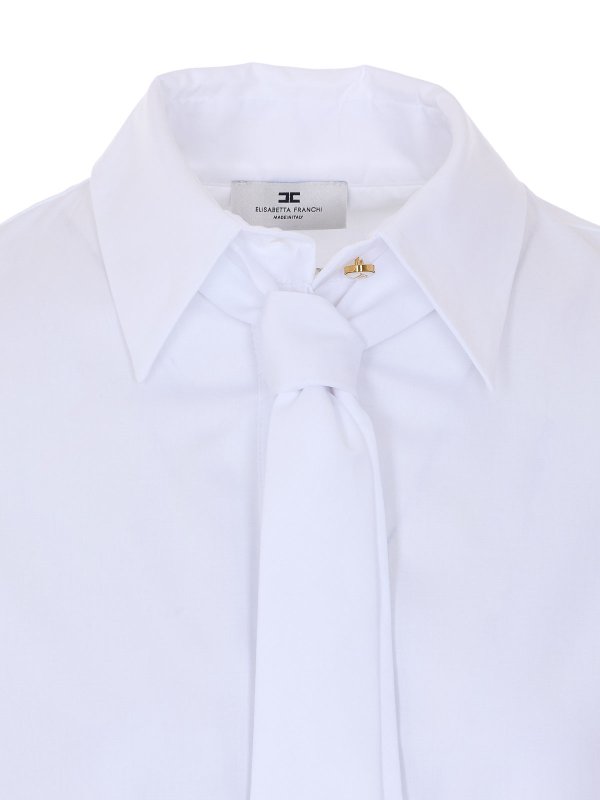 The Best Shops ELISABETTA FRANCHI: シャツ - シャツ - 白