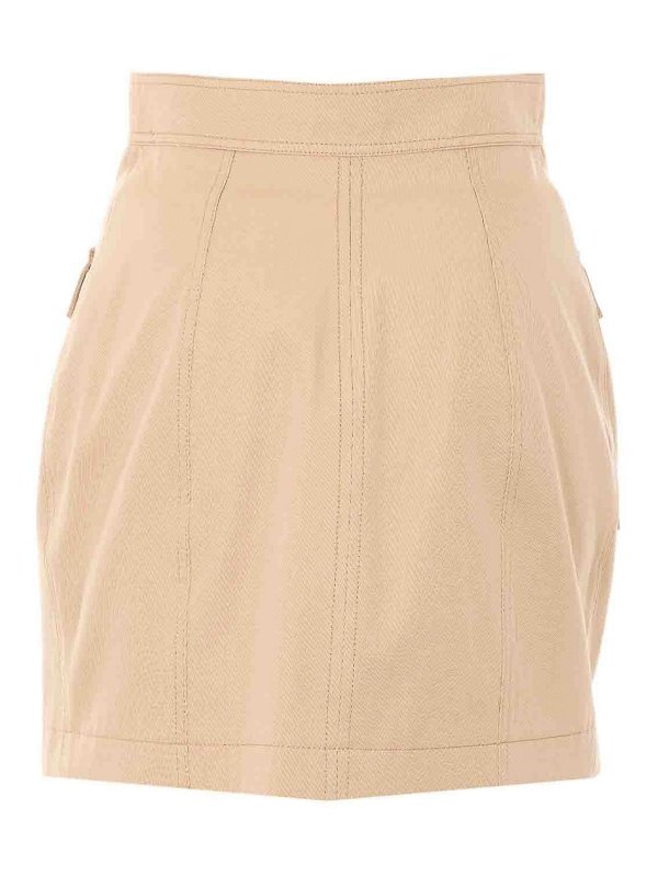 ELISABETTA FRANCHI: ニーレングススカート＆ミディ丈 online - 膝丈/ミディスカート - ベージュ