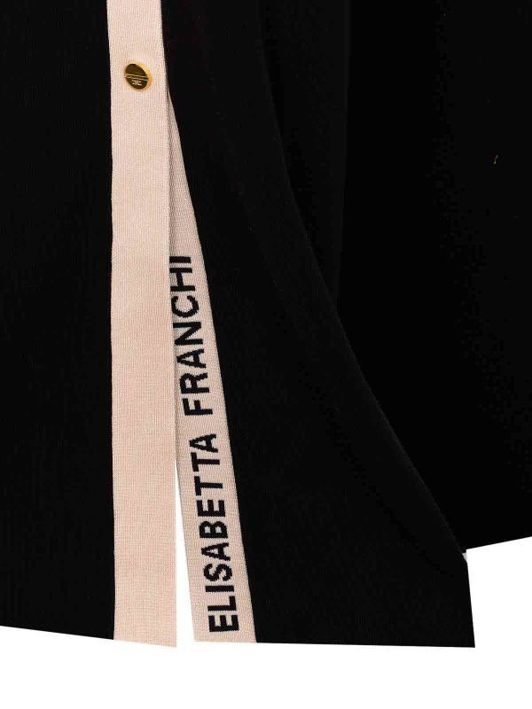 The Best Shops ELISABETTA FRANCHI: カジュアルトラウザー - カジュアルパンツ - 黒