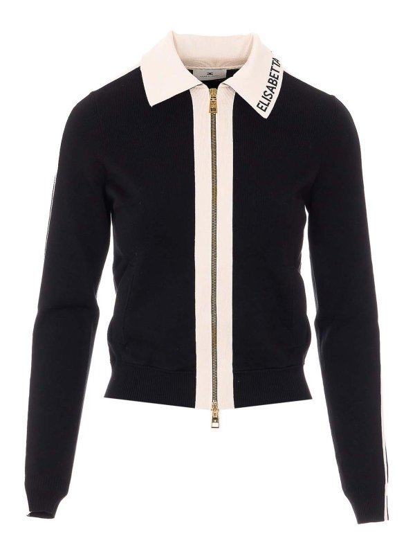 ELISABETTA FRANCHI: スウェット＆セーター - スウェットシャツ/セーター - 黒