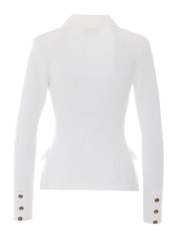 ELISABETTA FRANCHI: クルーネック online - クルーネック - 白