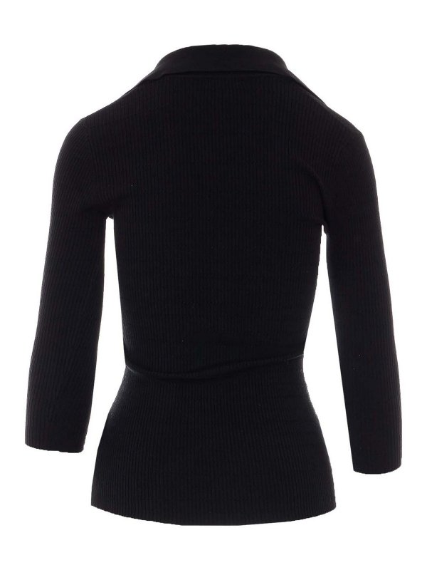 ELISABETTA FRANCHI: クルーネック online - クルーネック - 黒