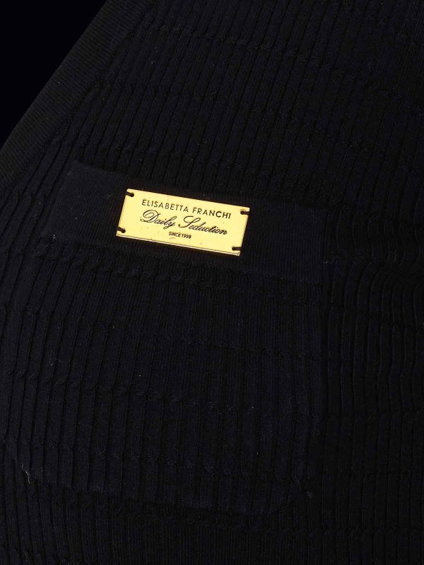 The Best Shops ELISABETTA FRANCHI: クルーネック - クルーネック - 黒