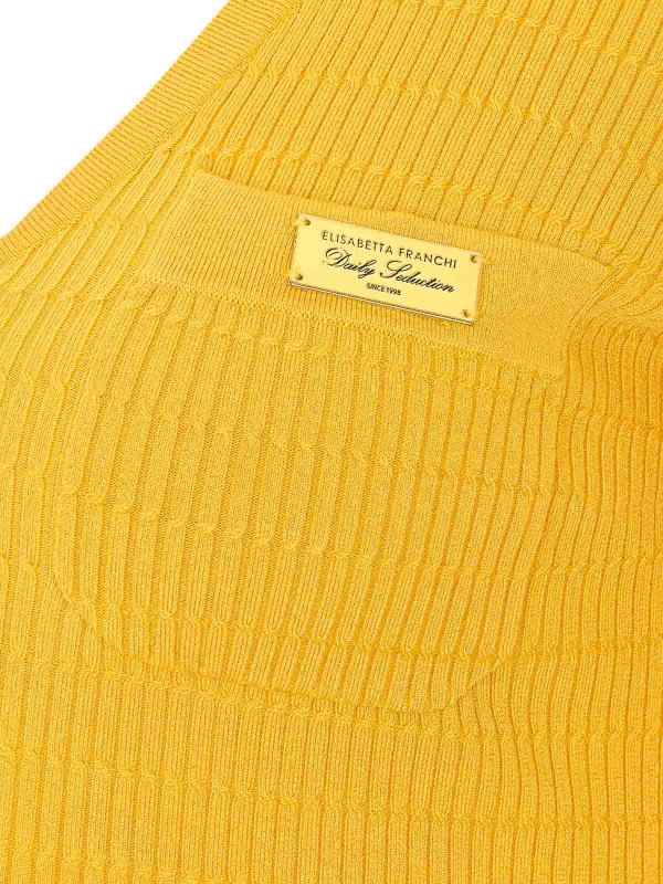 The Best Shops ELISABETTA FRANCHI: トップス＆タンクトップ - トップ/タンクトップ - イエロー