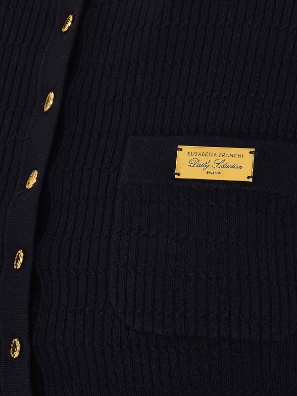 The Best Shops ELISABETTA FRANCHI: トップス＆タンクトップ - トップ/タンクトップ - 黒