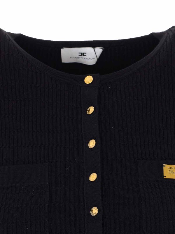 トップ/タンクトップ - 黒 shop online: ELISABETTA FRANCHI