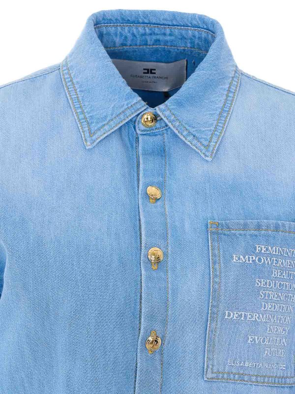 ELISABETTA FRANCHI buy online クルーネック - ブルー