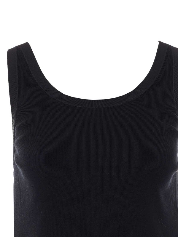 トップ/タンクトップ - 黒 shop online: ELISABETTA FRANCHI