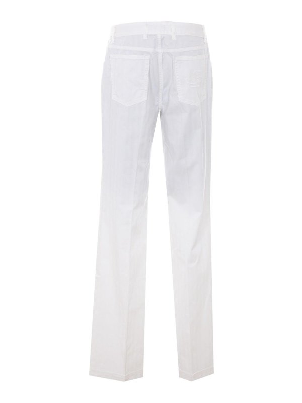 ETRO: casual trousers online - White Pants