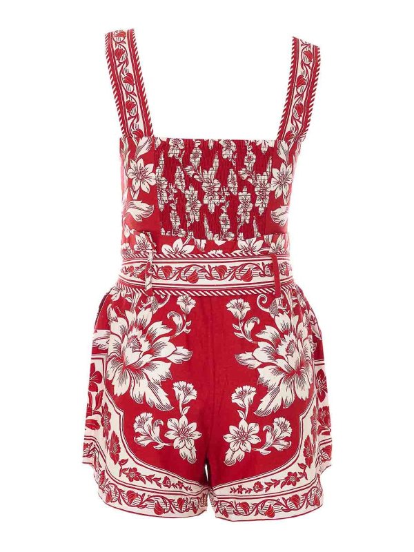 FARM RIO: ニーレングスドレス online - 膝丈ドレス - 赤