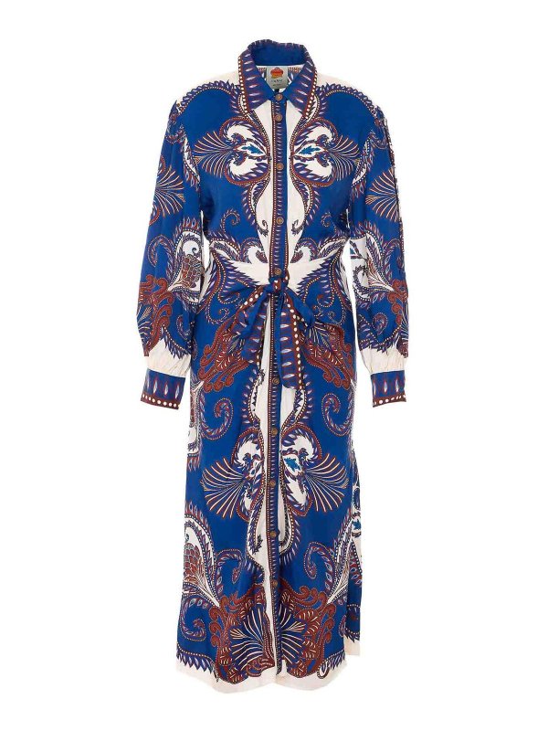 FARM RIO: マキシドレス - マキシドレス - ブルー