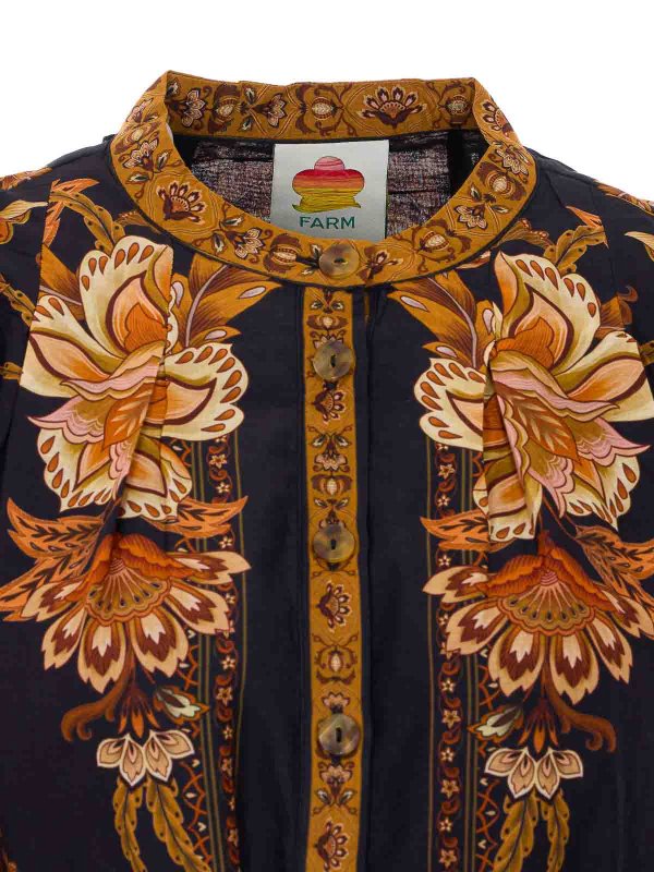 膝丈ドレス - 黒 shop online: FARM RIO